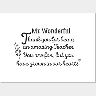 Teacher appreciation gift Posters and Art